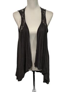 Decree Women's Gray Vest Large
